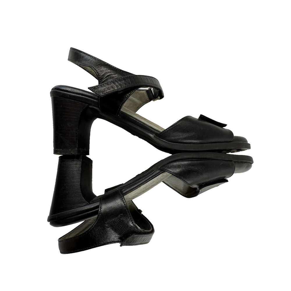 BeautiFeel Mary Jane Pump Black Leather sandal size 40 - Picture 8 of 14